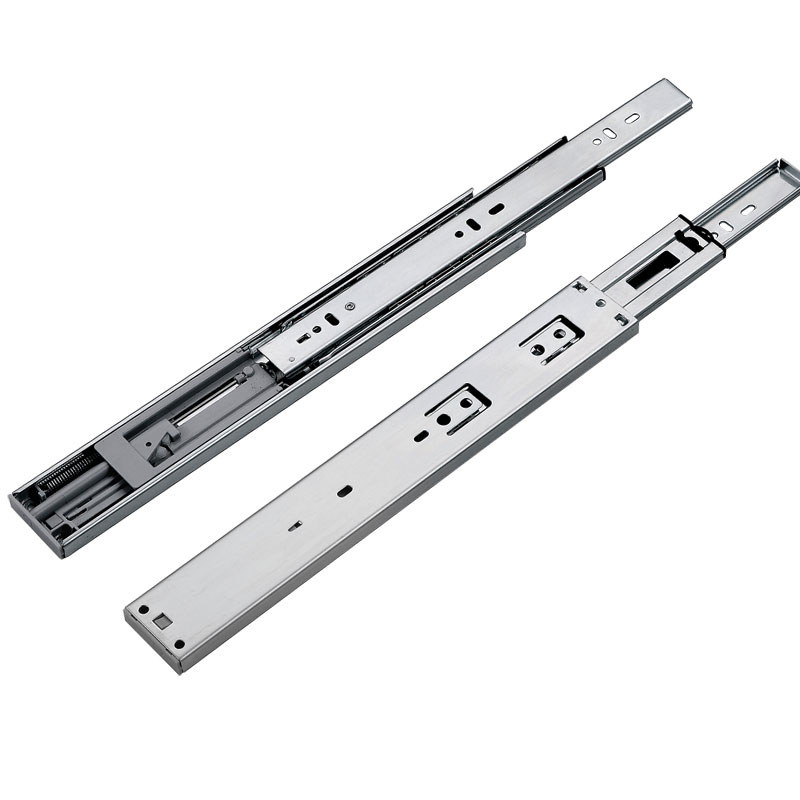 L1045 Full-Extension Three-Section Ball Bearing Slide — front view