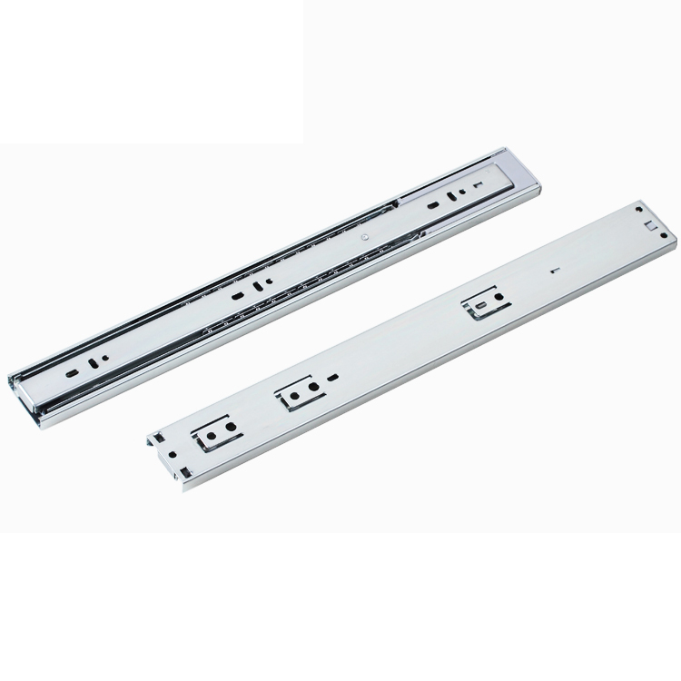 L1045 Full-Extension Three-Section Soft-Close Ball Bearing Slide — front view